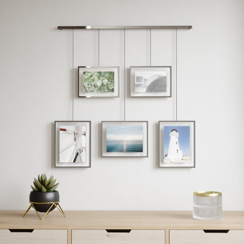 Umbra - Exhibit Bilderrahmen | 5er-Set / Chrom