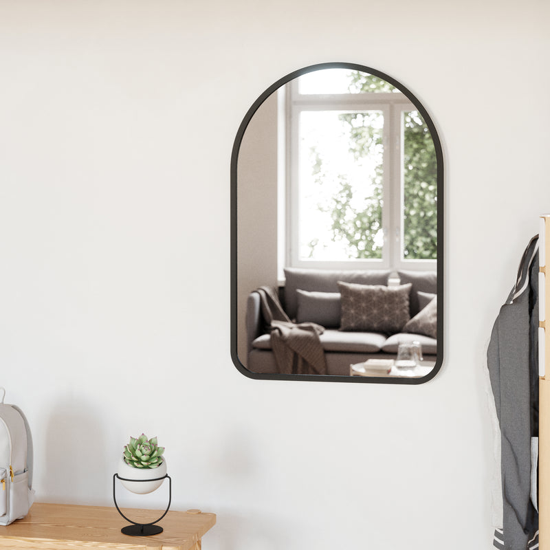 Umbra - Hubba Arched Wandspiegel | schwarz