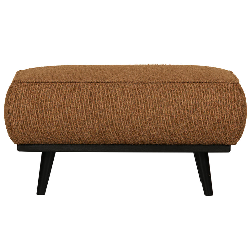 WOOOD Premium - Statement Hocker | Bouclé butter