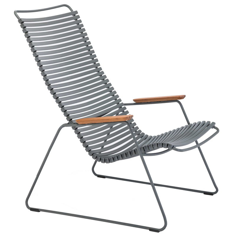 HOUE - CLICK Outdoor Lounge Chair | dunkelgrau
