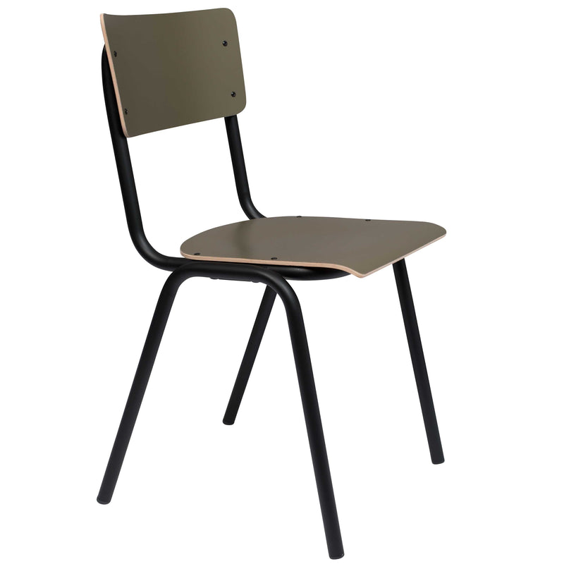 Zuiver - Back to School Stuhl | olive matt