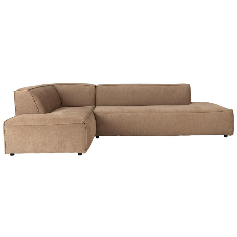 Zuiver - Fat Freddy Rib Ecksofa | links / caramel