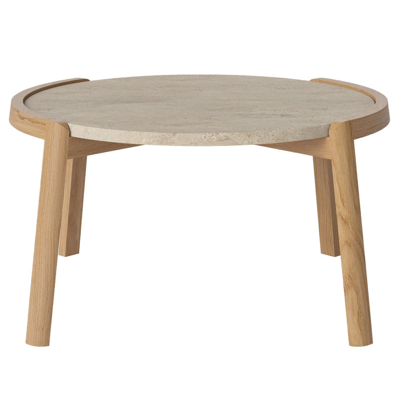 Bolia - Mix Coffee Table | Travertin sand / Ø 65 cm