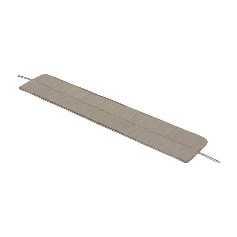 Muuto - Sitzkissen für Linear Steel Bank | L 170 cm / hellgrau