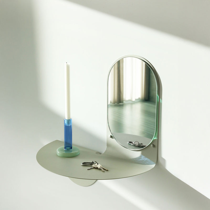&klevering - Flip Spiegel | grau