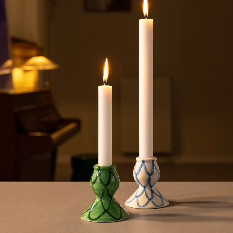 &klevering - Sirène Kerzenständer | blau, grün