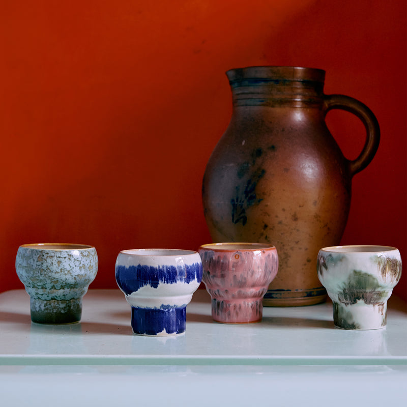HKliving - 70's Espresso Tassen & Becher | 2er-Set / Lungo / symbolism