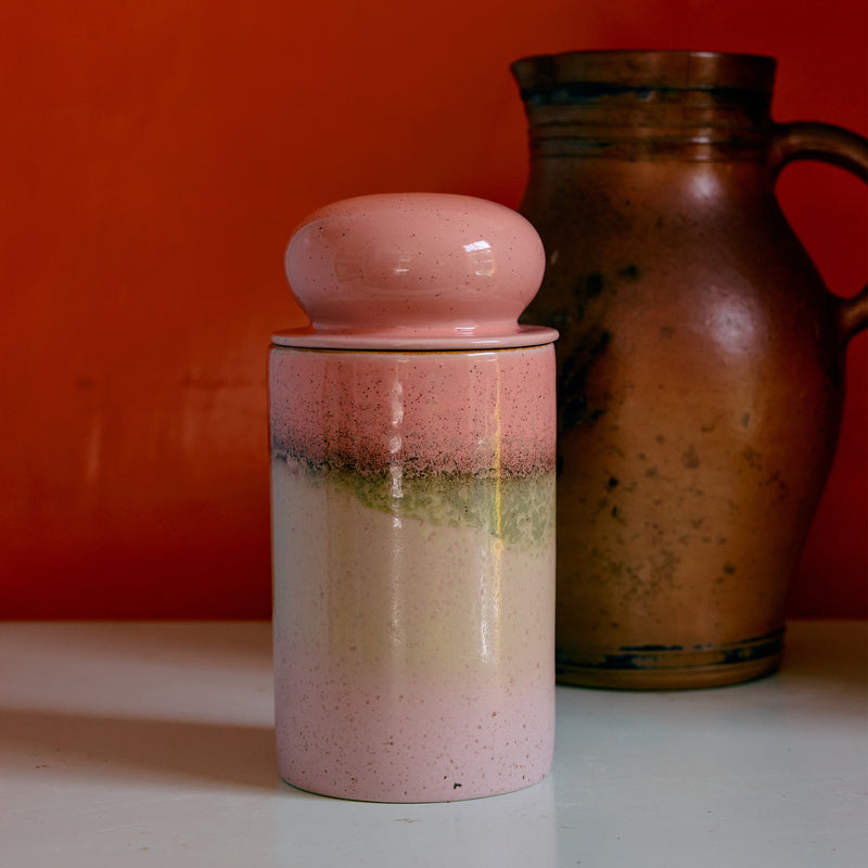 HKliving - 70's Aufbewahrungsdose | glaze