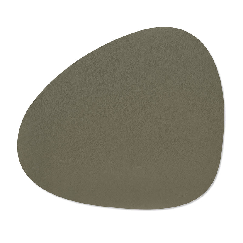 Lind DNA - Tischset Curve L | Serene / moosgrün