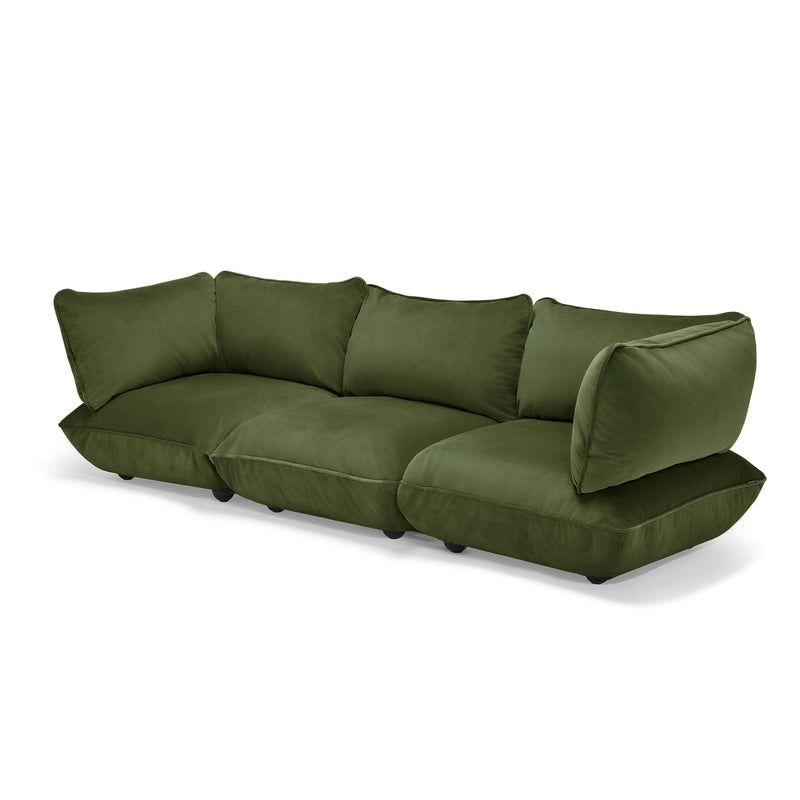 Fatboy - Sumo Sofa grand | deep green (Samt)