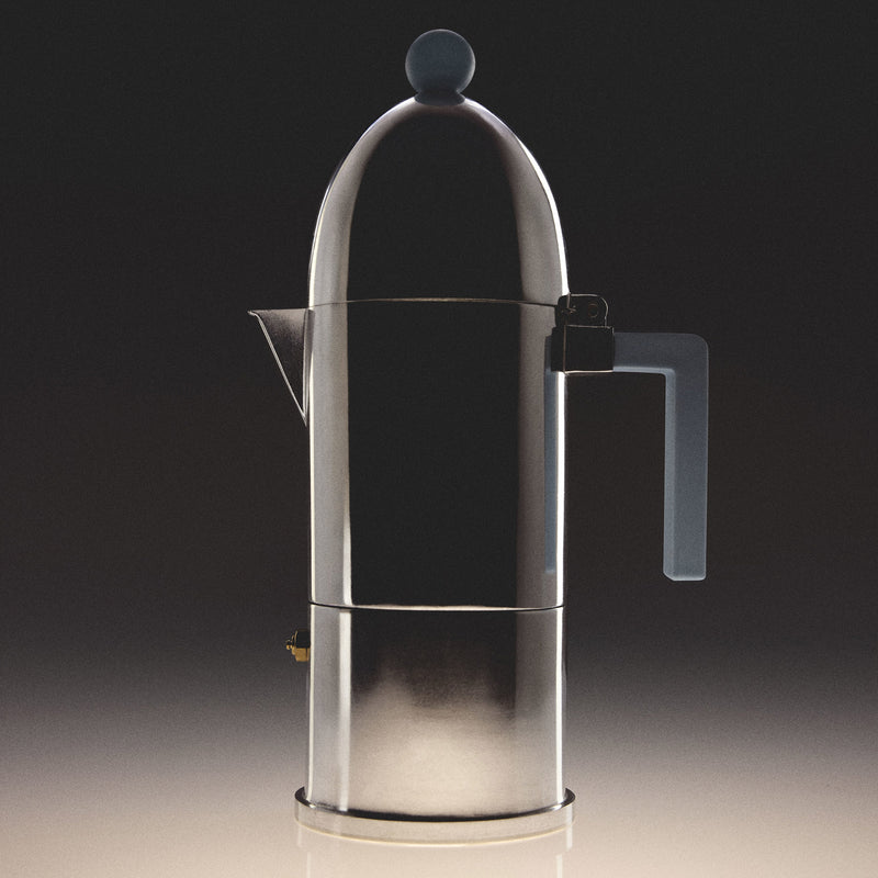 A di Alessi - La Cupola Espressomaschine 9095 | 30 cl / hellblau
