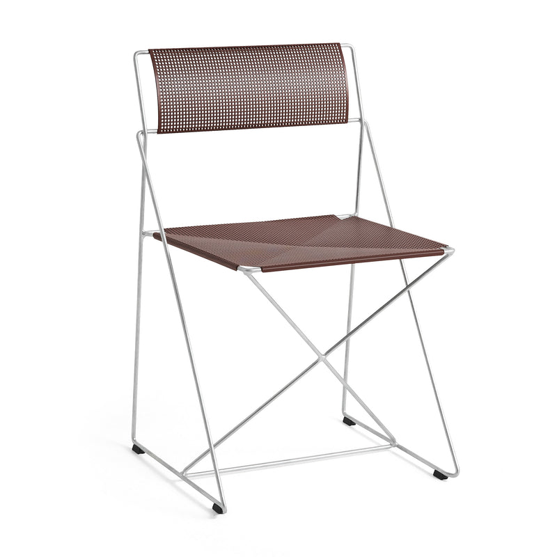 HAY - X-Line Stuhl Outdoor | iron red / hot galvanized