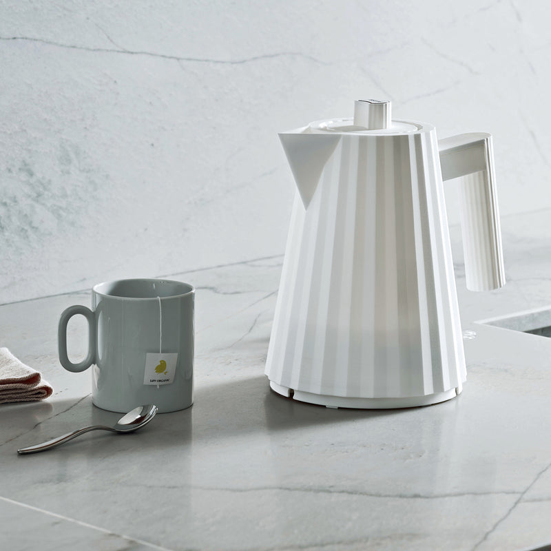 Alessi - Plissé Wasserkocher | 1 L / weiß