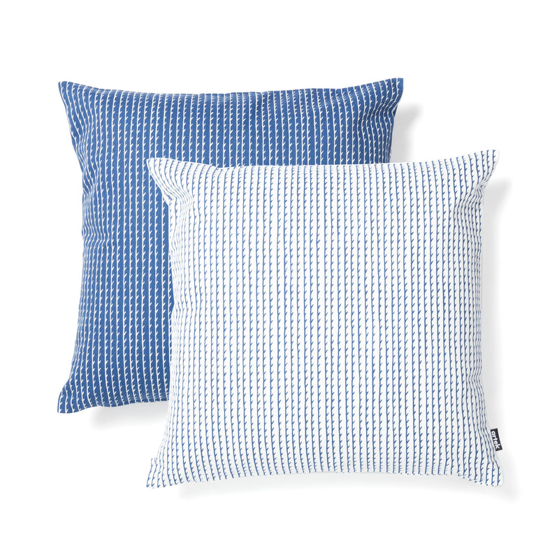 Artek - Rivi Kissenbezug | 40 x 40 cm / weiß/blau