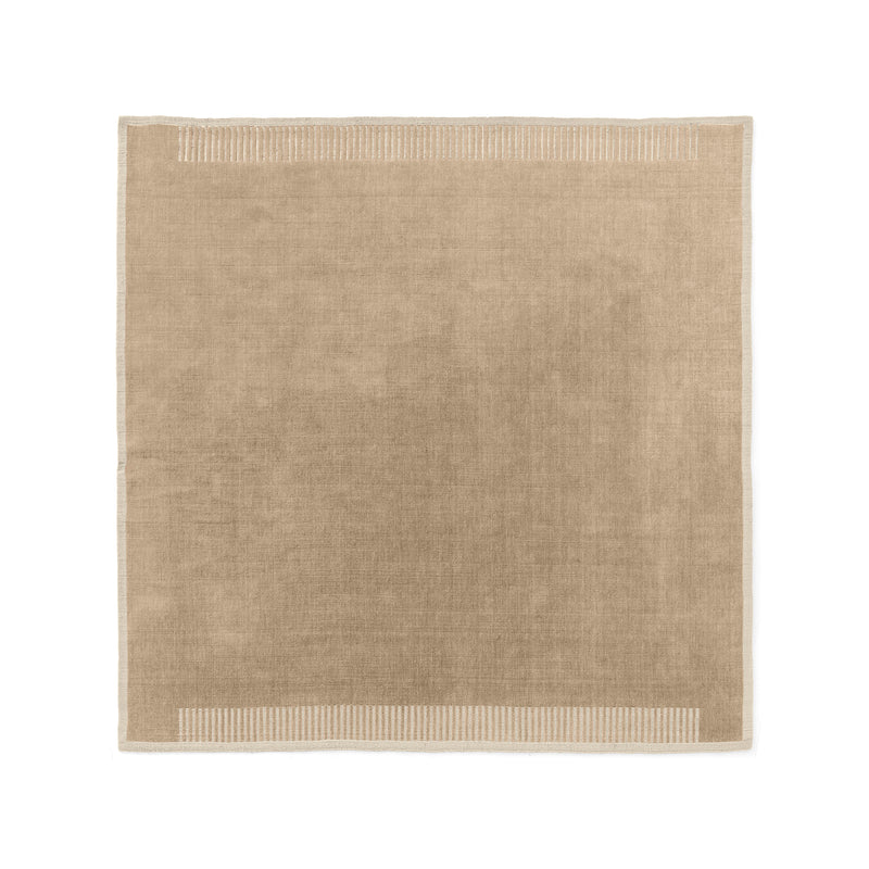 Audo - Duomo Teppich | 270 x 270 cm / limestone beige