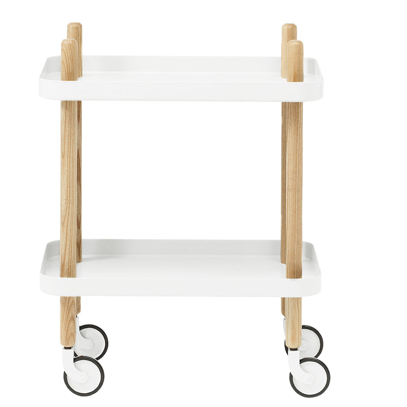 Normann Copenhagen - Block Beistellwagen | Esche/weiß
