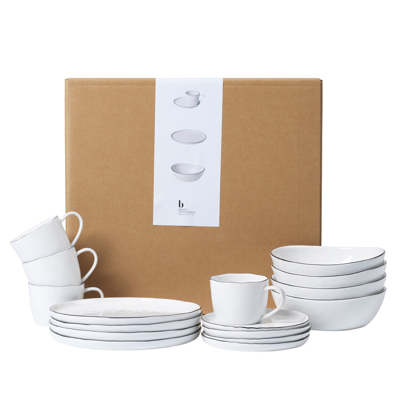 Broste Copenhagen - Salt Geschirr-Set | Frühstück