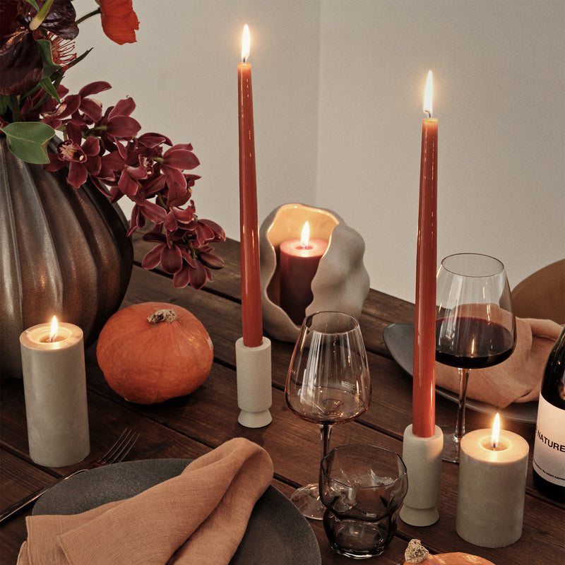 Broste Copenhagen - Smooth Kerze | orange
