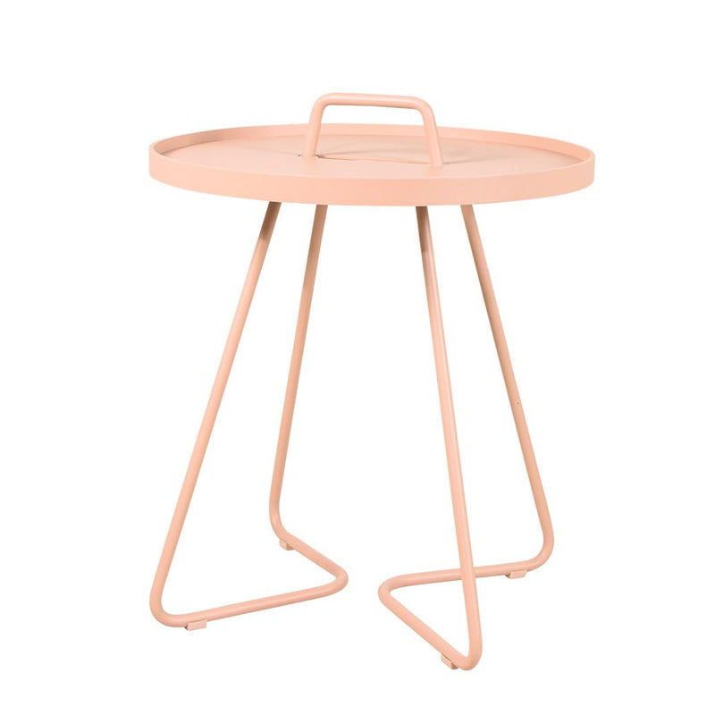 Cane-line - On-the-move Beistelltisch Outdoor | Ø 44 cm / light rose