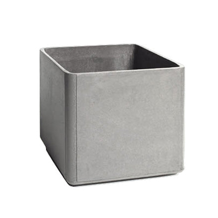 Eternit - Delta Pflanzentopf - quadratisch | 45 x 45 x 45 cm / grau