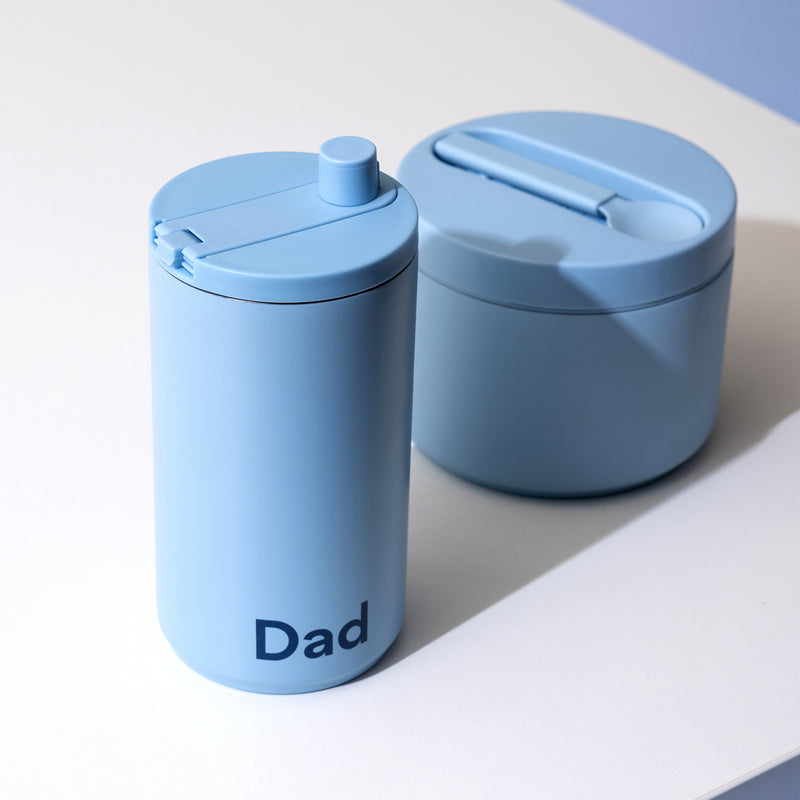 Design Letters - Travel Becher | Dad / light blue