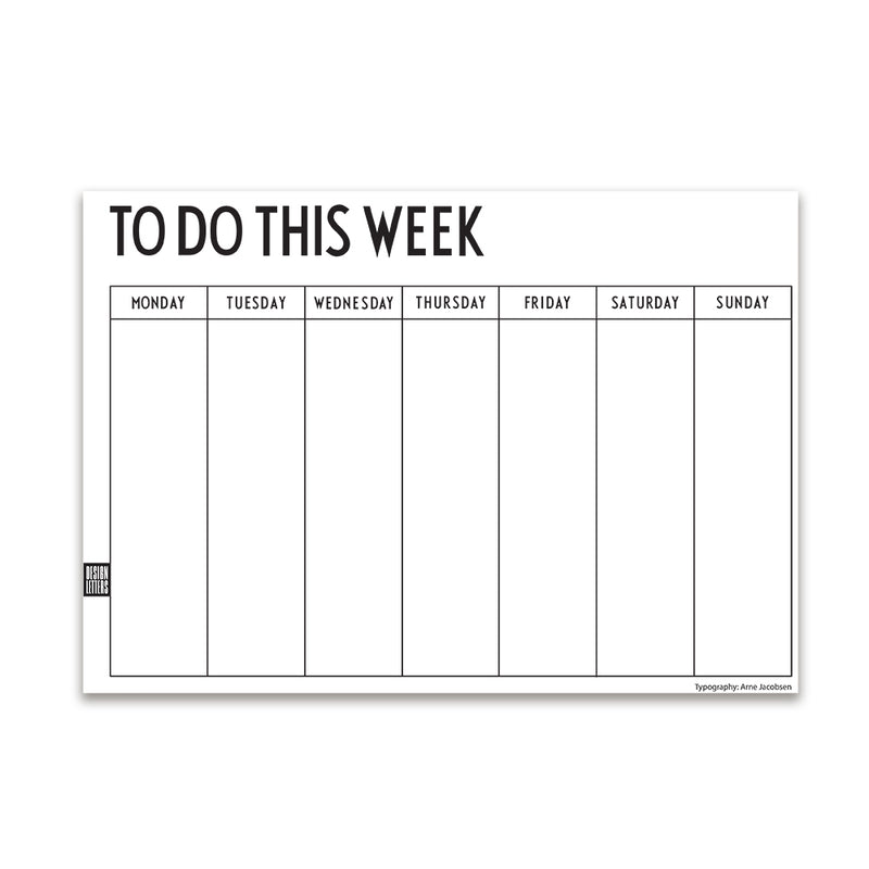 Design Letters - Wochenplaner A4 |