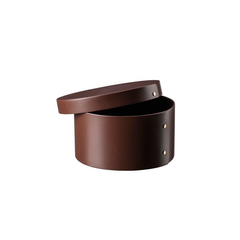 FDB Møbler - Drejø Aufbewahrungsbox | Ø 22 cm / chocolate