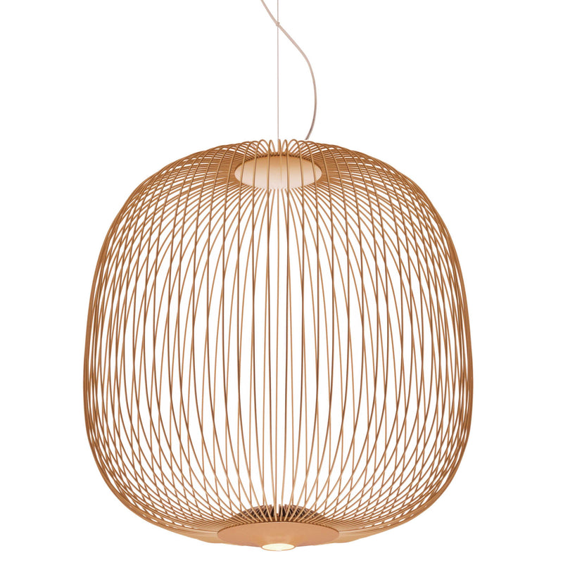 Foscarini - Spokes Pendelleuchte 2 | mit MyLight / normal / kupfer