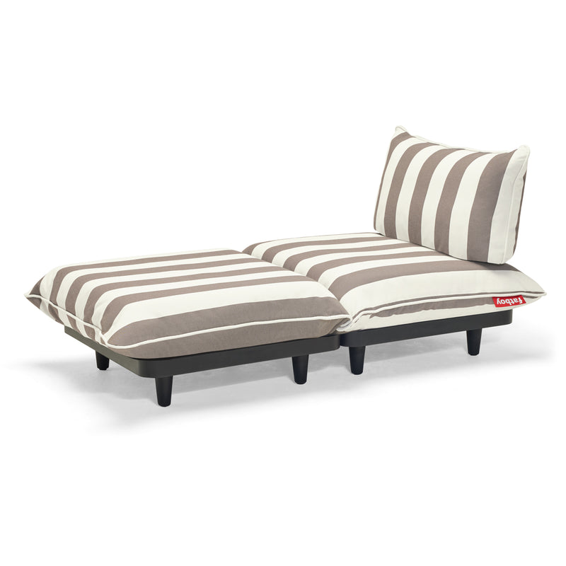 Fatboy - Paletti Outdoor Daybed | weiß / kakao gestreift