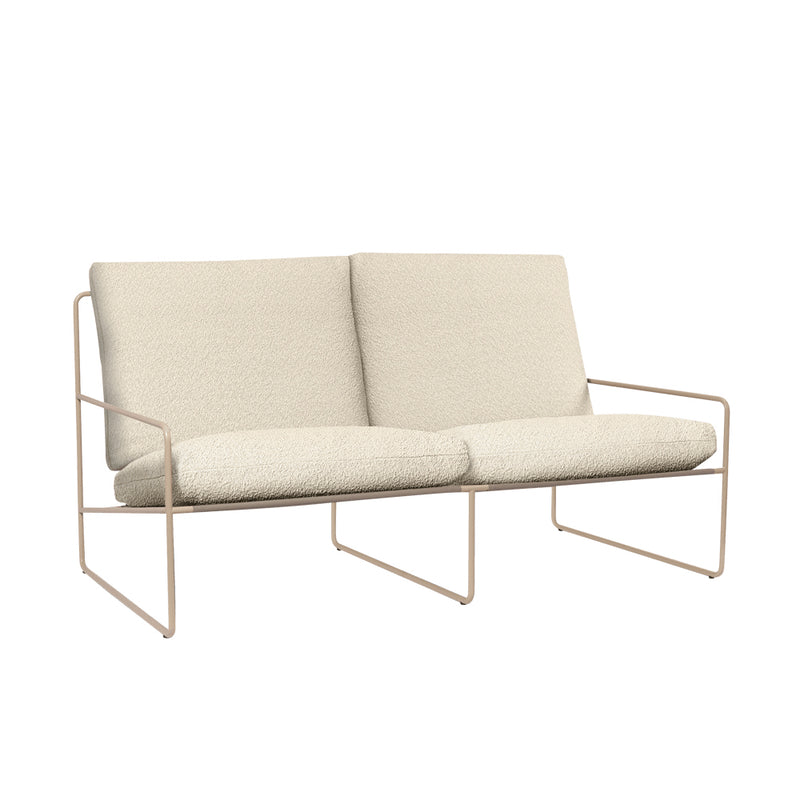 Ferm Living - Desert Outdoor 2-Sitzer Sofa | cashmere/off-weiß