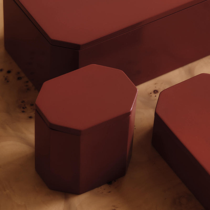 Ferm Living - Nova Aufbewahrungsbox | 10 x 7,5 cm / picante red