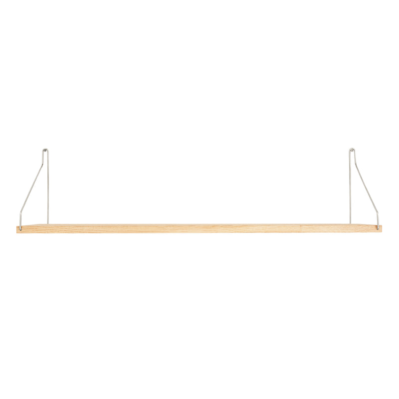 Frama - Shelf Wandregal | 80 x 20 cm / Eiche/Edelstahl