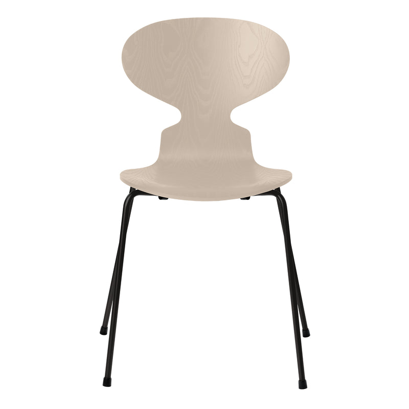 Fritz Hansen - Stuhl Ameise | light beige / schwarz