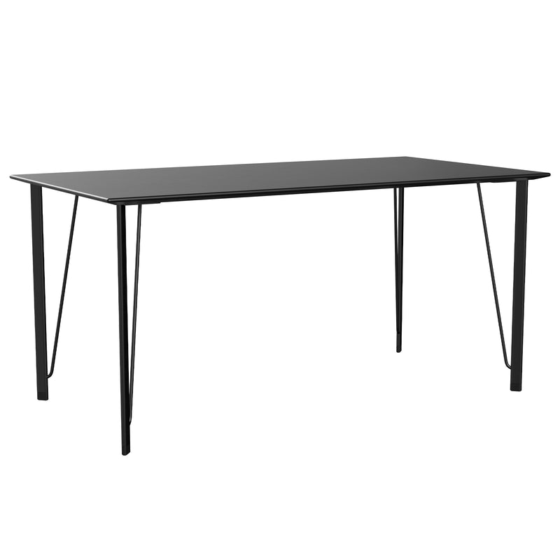 Fritz Hansen - FH3605 Schreibtisch | ohne Schublade / Esche schwarz lackiert / schwarz