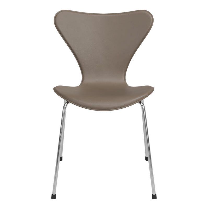 Fritz Hansen - Serie 7 Polsterstuhl | Sattelleder slate grey
