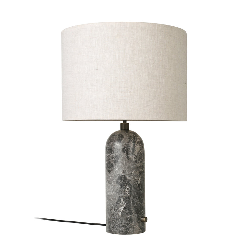 Gubi - Gravity Tischleuchte | large / Marmor grau