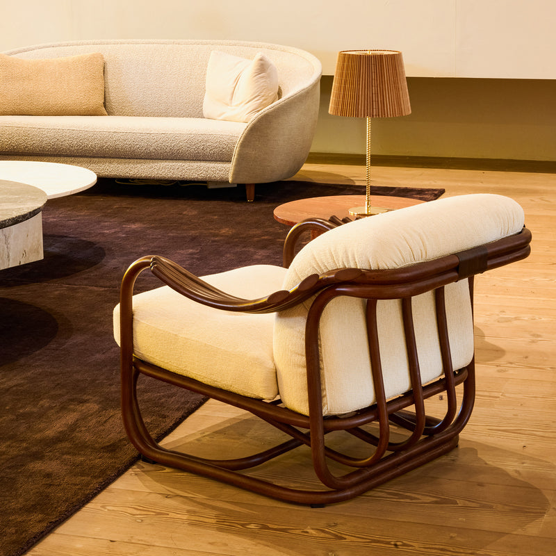 Gubi - Poltrona Tria Lounge Sessel | white/cream