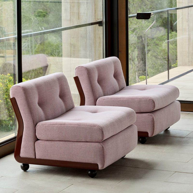 HAY - Amanta 1-Sitzer Sofa | HAY Yuma burgundy red/rot (1851)