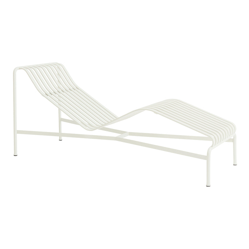 HAY - Palissade Chaise Longue Liegestuhl | cremeweiß
