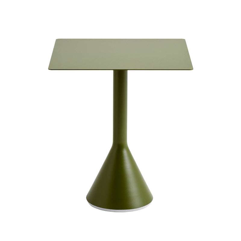 HAY - Palissade Cone Bistrotisch | 65 x 65 cm / olivgrün
