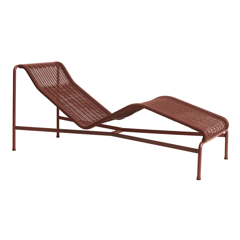 HAY - Palissade Cord Chaise Longue Liegestuhl | eisenrot