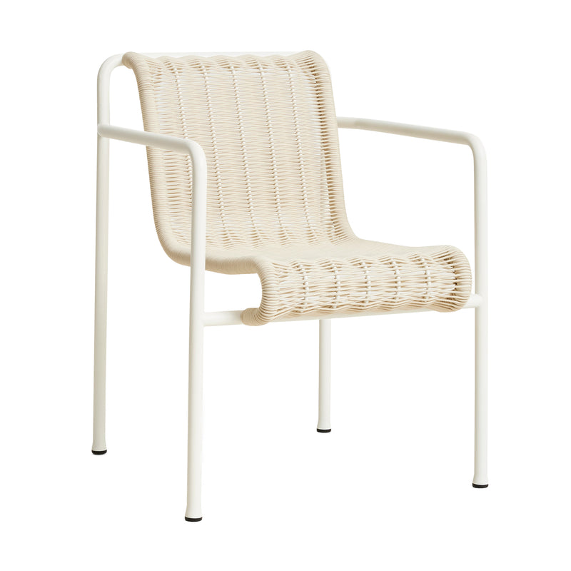 HAY - Palissade Cord Dining Armchair | cremeweiß