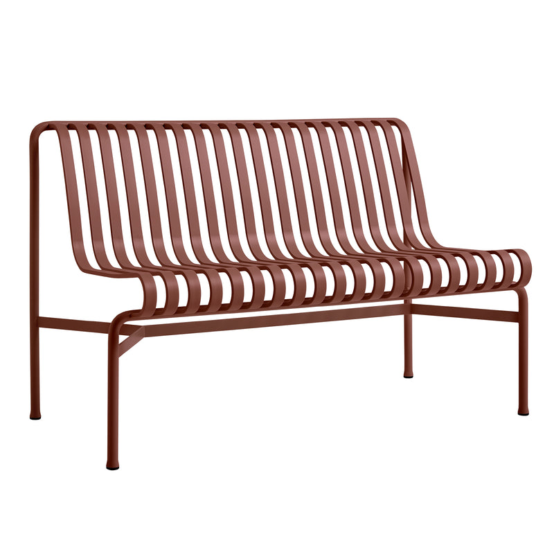 HAY - Palissade Dining Bench ohne Armlehnen | eisenrot
