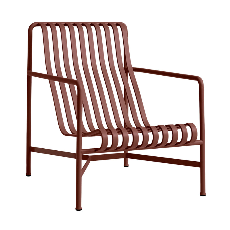 HAY - Palissade Lounge Chair High | Single / eisenrot