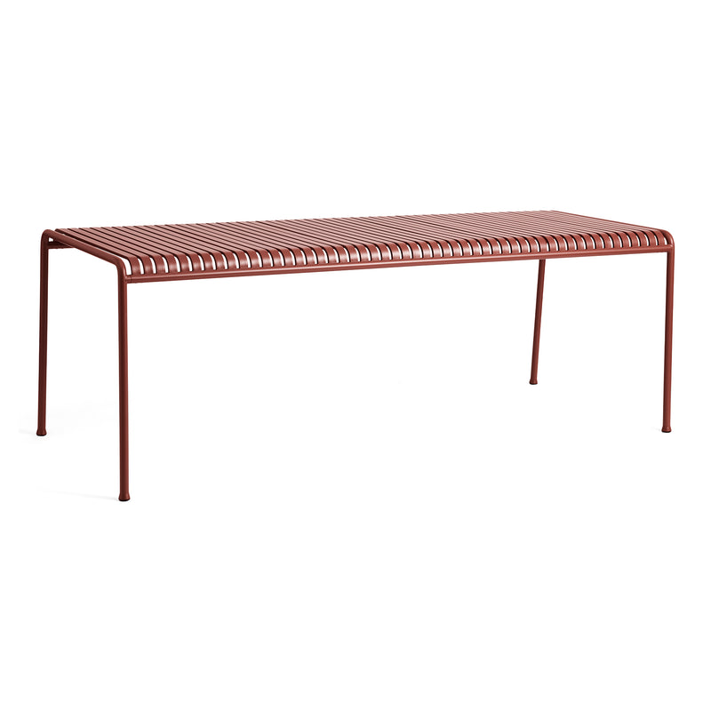 HAY - Palissade Tisch | 220 x 90 cm / eisenrot