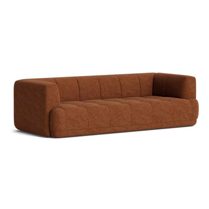 HAY - Quilton 3-Sitzer Sofa | Loft rostbraun (500)