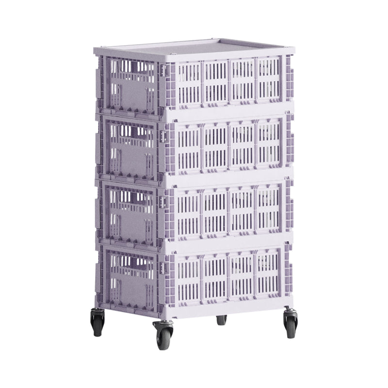 HAY- Colour Crate Rollcontainer | lavendel