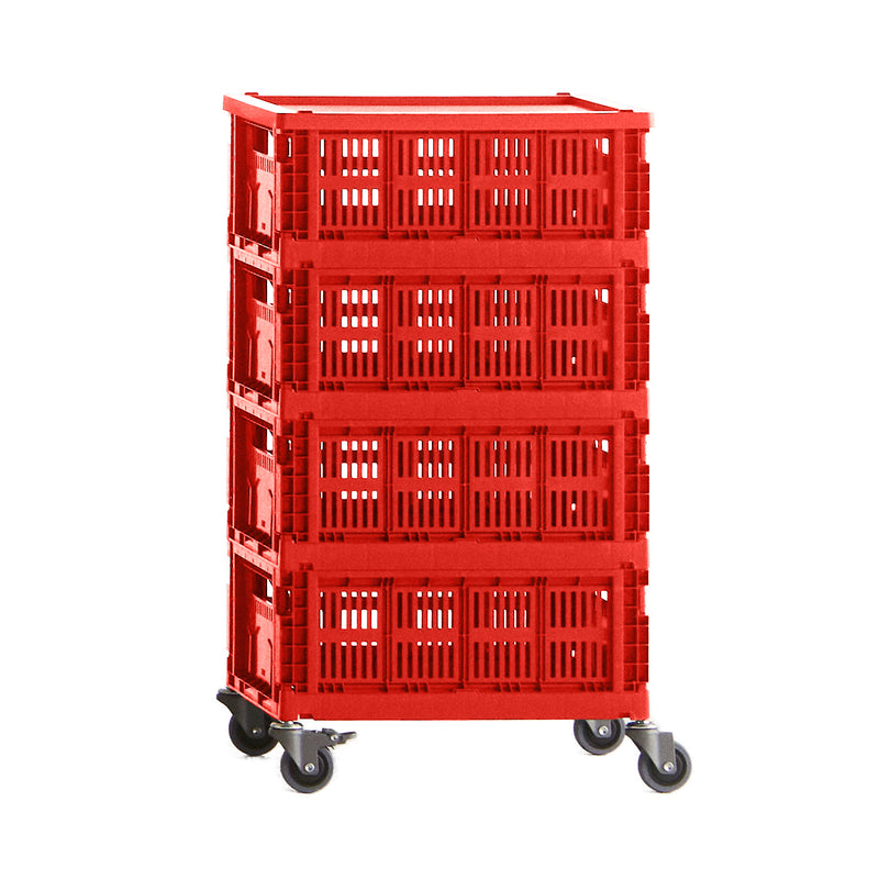 HAY- Colour Crate Rollcontainer | red