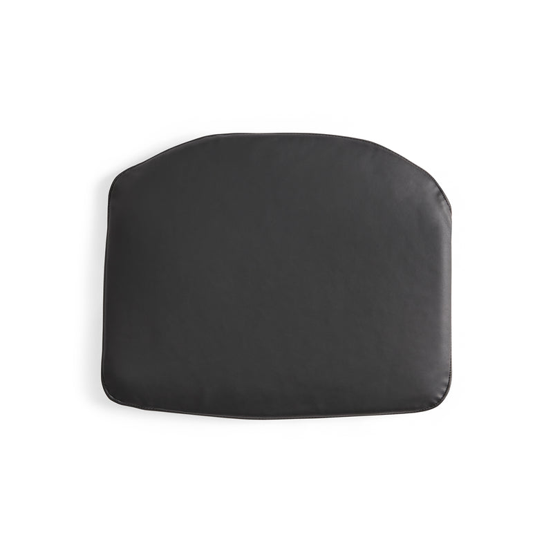 HAY - Sitzkissen für J77 Stuhl | Leder Sense black / schwarz
