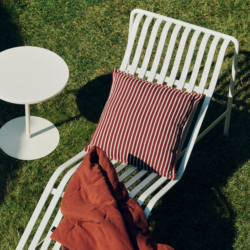 HAY - Terrazza Outdoor Kissen | 50 x 50 cm / terracotta bold stripe